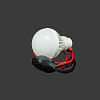 Лампа белая &quot;Груша&quot; с силиконовым проводом и выключателем